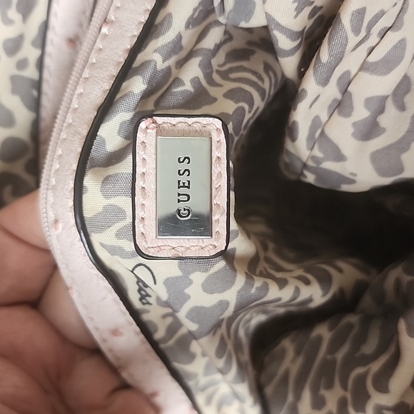 Pink and Cream Guess purse - Picture 8 of 8